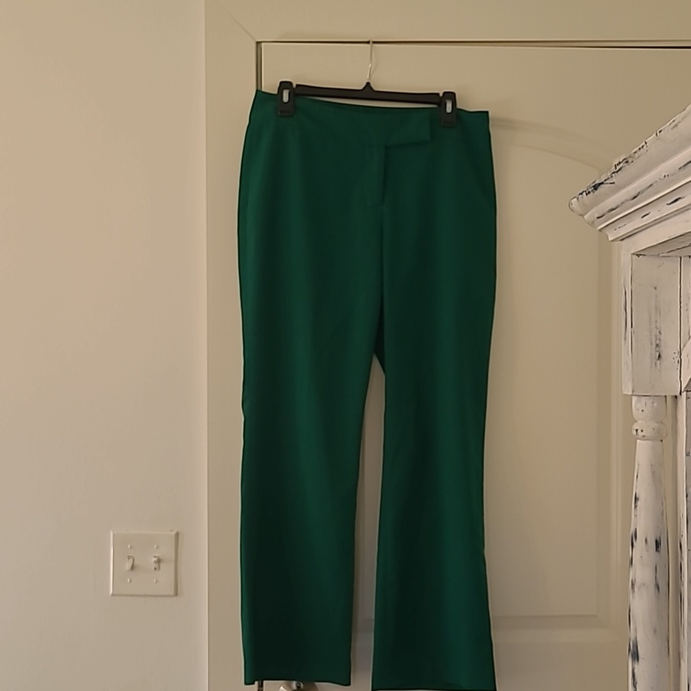 Chadwicks Emerald Green Trousers Sz 8 Petite